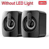 XIKCU Home Camping Computer Speakers PC Sound Box HIFI Stereo