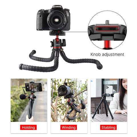 VIJIM Ulanzi MT-33 Flexible Octopus Tripod for Phone Camera DSLR 2in1