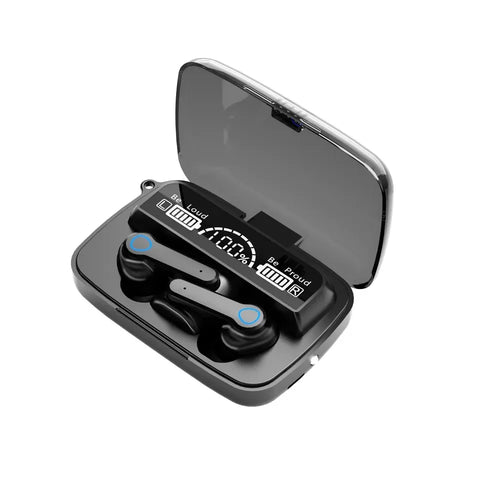 M19 TWS Wireless Gaming Earbuds - Low Latency Bluetooth Earphones with Noise Reduction & Charging Case
