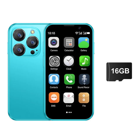 SERVO 16SE Mini Smartphone - 3.0" Display, 16GB ROM, Android 9.0, Dual SIM, 3G WCDMA, WiFi, Play Store Support