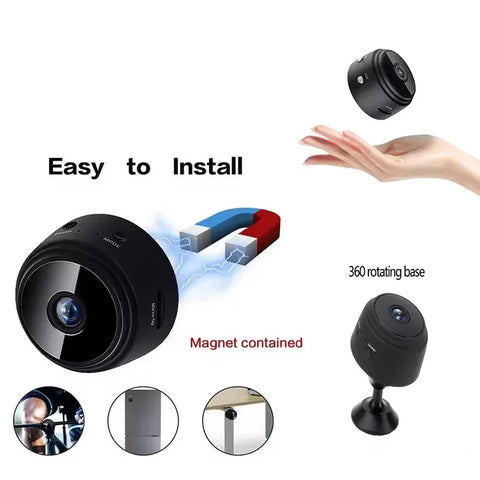 Mini Wireless Surveillance Camera A9 WiFi Security Monitoring Remote