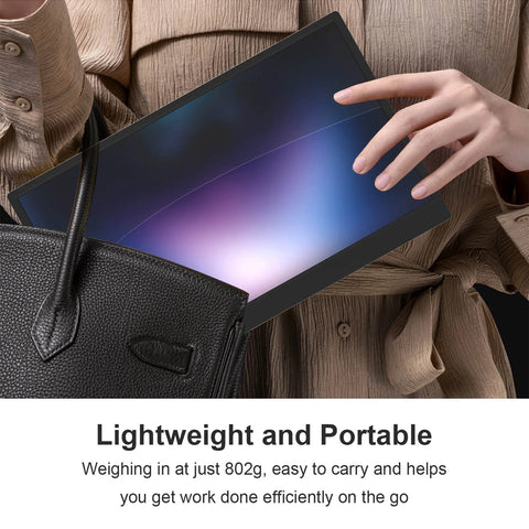 15.6-Inch Portable Monitor – Full HD 1080P, 60Hz Display with Metal Frame for Laptop, PS4/PS5, Xbox, Switch, TV Box & Mobile Devices