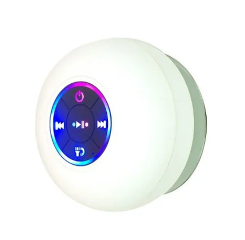 Portable Bluetooth Audio Ipx4 Waterproof Led Lights Bathroom Outdoor