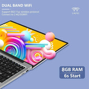 14" Learning Laptop – Intel N4000, Windows 11 Pro, Microsoft 365, 128GB–1TB SSD Options, Lightweight Student & Office Notebook