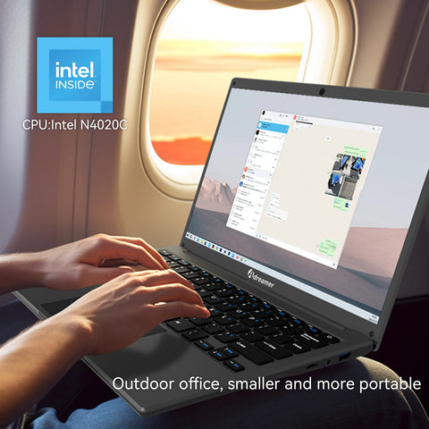 Adreamer 13.3" Laptop – Intel Celeron N4020, 8GB RAM + 1TB SSD, Windows 10 Notebook for Office, School & Everyday Use