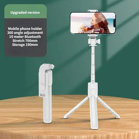 Selfie Stick Wireless Tripod Stand with Light Bluetooth Remote