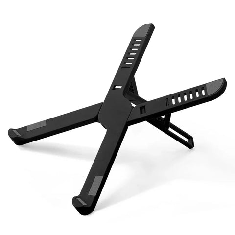 Portable Foldable Laptop Stand with 7/10 Adjustable Gears, Universal ABS Holder for MacBook, Lenovo, Samsung & Tablets