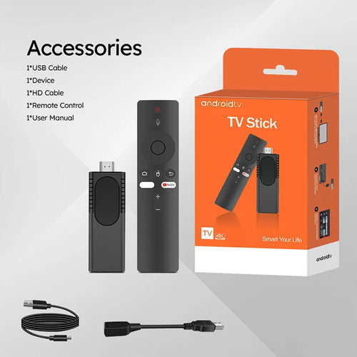 Factory Direct MX10-F3 4K Android TV Stick with Android 11 and 2.4G 5G Connectivity