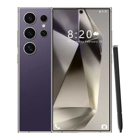 S24 Pro Smartphone – 6.8" Android Phone, 8GB RAM + 256GB ROM, 24MP+48MP Camera, Dual SIM, 6000mAh Battery, Google Play Store