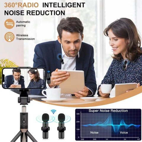 Microphone Wireless Lavalier Microphone for Live