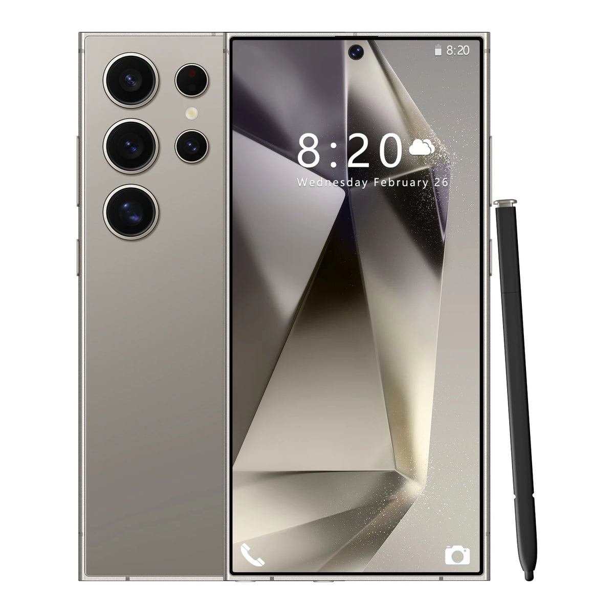 S24 Pro Smartphone – 6.8" Android Phone, 8GB RAM + 256GB ROM, 24MP+48MP Camera, Dual SIM, 6000mAh Battery, Google Play Store