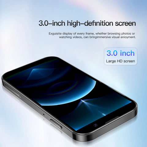 SERVO 16SE Mini Smartphone - 3.0" Display, 16GB ROM, Android 9.0, Dual SIM, 3G WCDMA, WiFi, Play Store Support