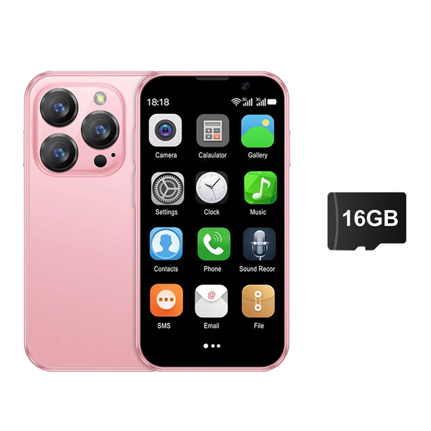 SERVO 16SE Mini Smartphone - 3.0" Display, 16GB ROM, Android 9.0, Dual SIM, 3G WCDMA, WiFi, Play Store Support