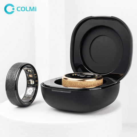 COLMI R10 Smart Ring with Charging Case for Men Women, Health and