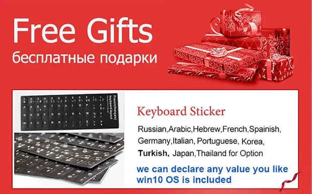 11th Gen Celeron N5095 Laptop – Windows 10/11, 16GB/32GB RAM, 128GB–2TB SSD, Dual-Band WiFi, Bluetooth, Stylish Pink Keyboard