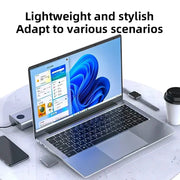 14" Learning Laptop – Intel N4000, Windows 11 Pro, Microsoft 365, 128GB–1TB SSD Options, Lightweight Student & Office Notebook