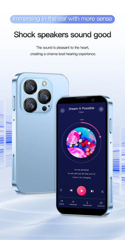 SERVO 16SE Mini Smartphone - 3.0" Display, 16GB ROM, Android 9.0, Dual SIM, 3G WCDMA, WiFi, Play Store Support