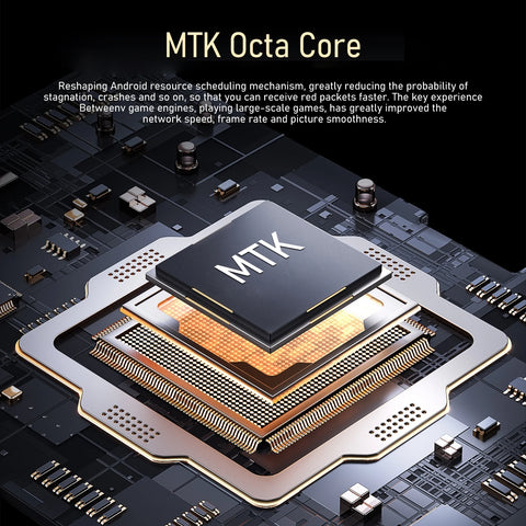 FUFFI X6 Pro Smartphone – 6.56" Android Phone, 8GB RAM + 256GB ROM, 16MP+32MP Camera, Dual SIM, 5500mAh Battery, Google Play