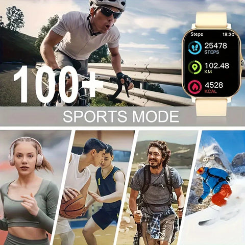 KESHUYOU 2025 Smart Watch Answer Make Call Message Preview Sport Mode