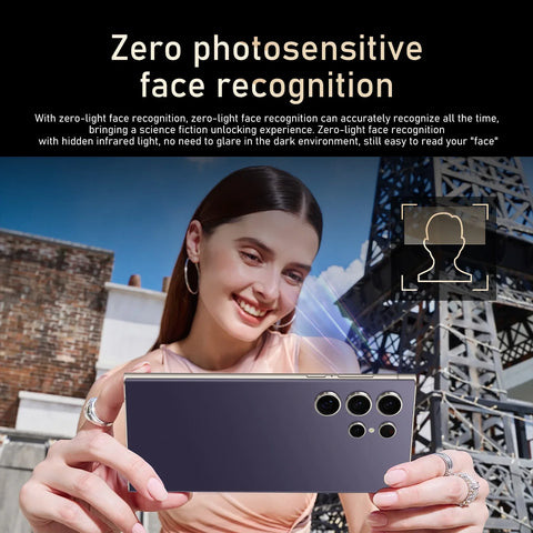 S24 Pro Smartphone – 6.8" Android Phone, 8GB RAM + 256GB ROM, 24MP+48MP Camera, Dual SIM, 6000mAh Battery, Google Play Store