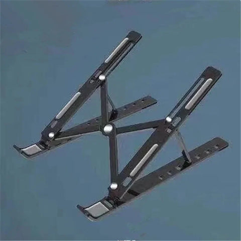 Portable Foldable Laptop Stand with 7/10 Adjustable Gears, Universal ABS Holder for MacBook, Lenovo, Samsung & Tablets