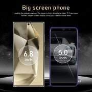 S24 Pro Smartphone – 6.8" Android Phone, 8GB RAM + 256GB ROM, 24MP+48MP Camera, Dual SIM, 6000mAh Battery, Google Play Store