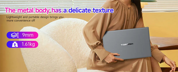2025 Touchscreen Laptop - 15.6" N95 AI Lightweight Business Laptop with 16GB RAM & 256GB SSD, Portable Office Computer