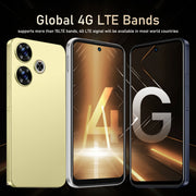 FUFFI X6 Pro Smartphone – 6.56" Android Phone, 8GB RAM + 256GB ROM, 16MP+32MP Camera, Dual SIM, 5500mAh Battery, Google Play