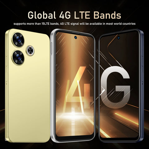 FUFFI X6 Pro Smartphone – 6.56" Android Phone, 8GB RAM + 256GB ROM, 16MP+32MP Camera, Dual SIM, 5500mAh Battery, Google Play