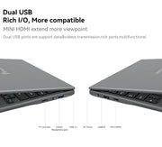 Adreamer 13.3" Laptop – Intel Celeron N4020, 8GB RAM + 1TB SSD, Windows 10 Notebook for Office, School & Everyday Use