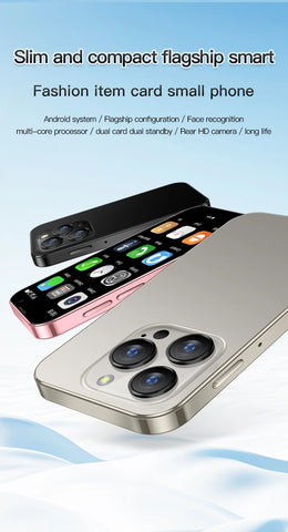 SERVO 16SE Mini Smartphone - 3.0" Display, 16GB ROM, Android 9.0, Dual SIM, 3G WCDMA, WiFi, Play Store Support