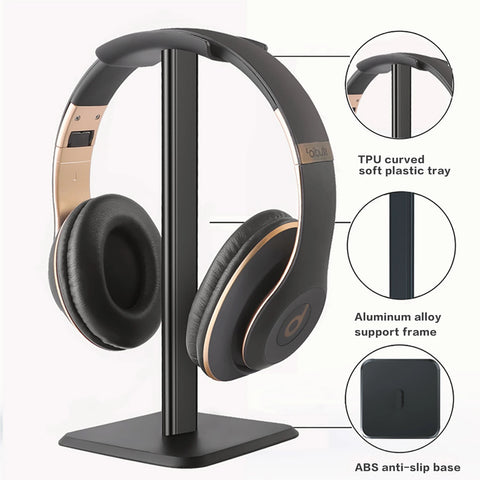 Headphone Stand, Desktop Headset Holder - Desk Earphone Stand, for All