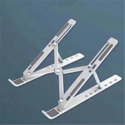 Portable Foldable Laptop Stand with 7/10 Adjustable Gears, Universal ABS Holder for MacBook, Lenovo, Samsung & Tablets
