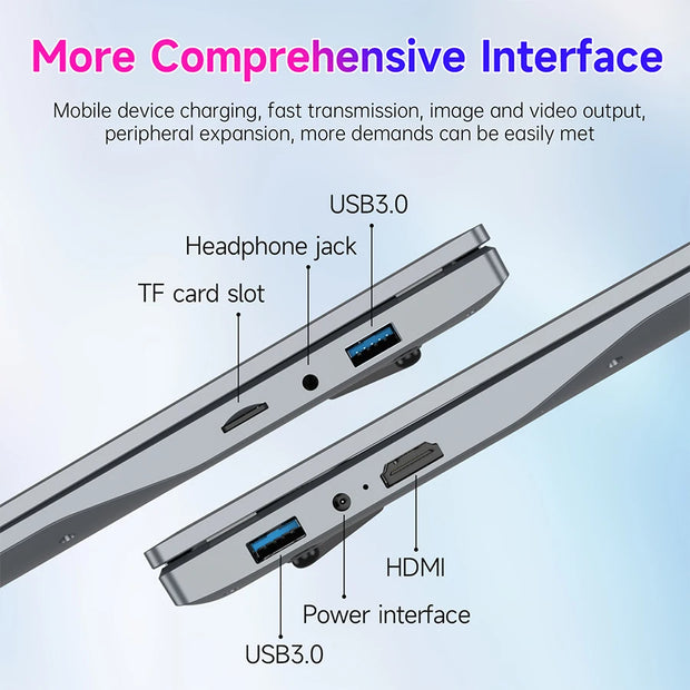 2025 Touchscreen Laptop - 15.6" N95 AI Lightweight Business Laptop with 16GB RAM & 256GB SSD, Portable Office Computer