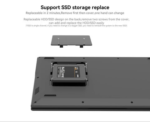 Adreamer 13.3" Laptop – Intel Celeron N4020, 8GB RAM + 1TB SSD, Windows 10 Notebook for Office, School & Everyday Use