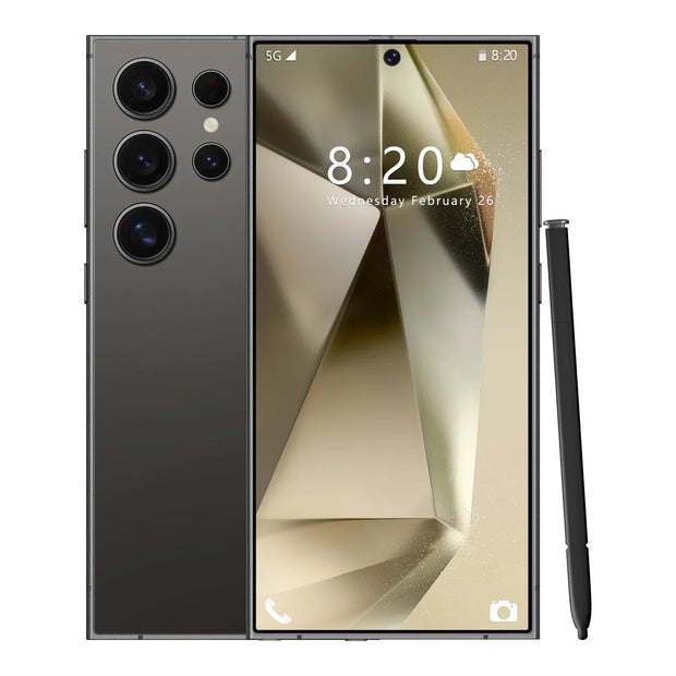 S24 Pro Smartphone – 6.8" Android Phone, 8GB RAM + 256GB ROM, 24MP+48MP Camera, Dual SIM, 6000mAh Battery, Google Play Store