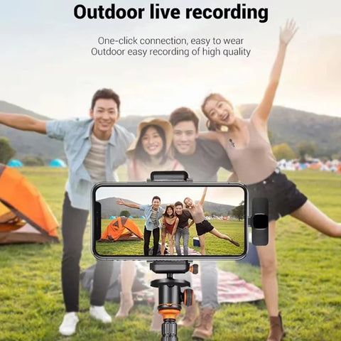 Microphone Wireless Lavalier Microphone for Live