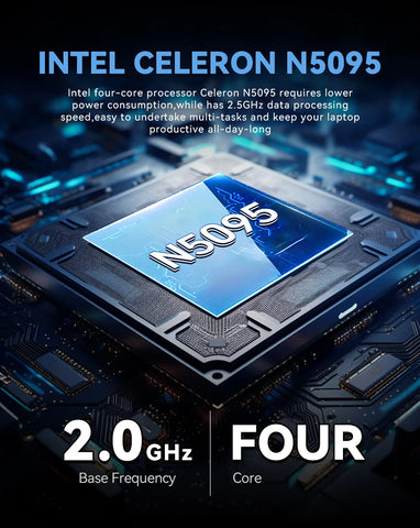 FIREBAT A14 Laptop – 14.1" FHD Display, Intel N5095, 16GB RAM, 512GB/1TB SSD, Fingerprint Unlock, Lightweight Business Notebook