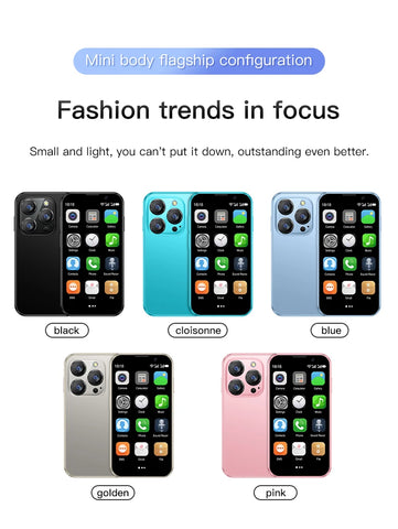 SERVO 16SE Mini Smartphone - 3.0" Display, 16GB ROM, Android 9.0, Dual SIM, 3G WCDMA, WiFi, Play Store Support