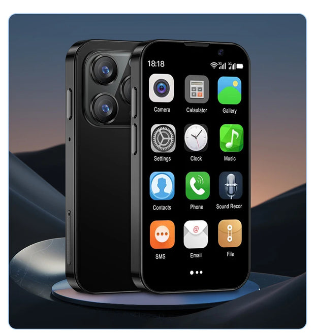 SERVO 16SE Mini Smartphone - 3.0" Display, 16GB ROM, Android 9.0, Dual SIM, 3G WCDMA, WiFi, Play Store Support