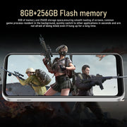 FUFFI X6 Pro Smartphone – 6.56" Android Phone, 8GB RAM + 256GB ROM, 16MP+32MP Camera, Dual SIM, 5500mAh Battery, Google Play