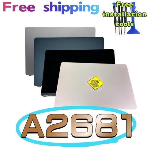 New LCD Display Screen for MacBook Air Retina 13" (2022, M2 A2681) – Full Display Assembly Replacement Part