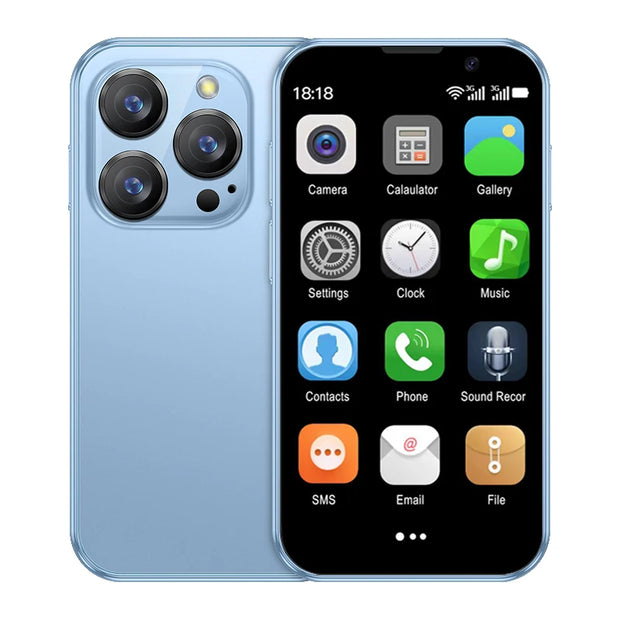 SERVO 16SE Mini Smartphone - 3.0" Display, 16GB ROM, Android 9.0, Dual SIM, 3G WCDMA, WiFi, Play Store Support