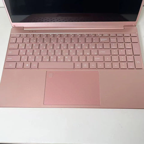11th Gen Celeron N5095 Laptop – Windows 10/11, 16GB/32GB RAM, 128GB–2TB SSD, Dual-Band WiFi, Bluetooth, Stylish Pink Keyboard