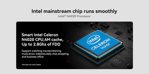 Adreamer 13.3" Laptop – Intel Celeron N4020, 8GB RAM + 1TB SSD, Windows 10 Notebook for Office, School & Everyday Use