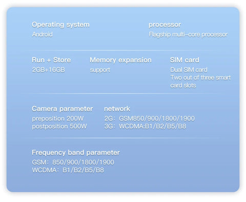 SERVO 16SE Mini Smartphone - 3.0" Display, 16GB ROM, Android 9.0, Dual SIM, 3G WCDMA, WiFi, Play Store Support